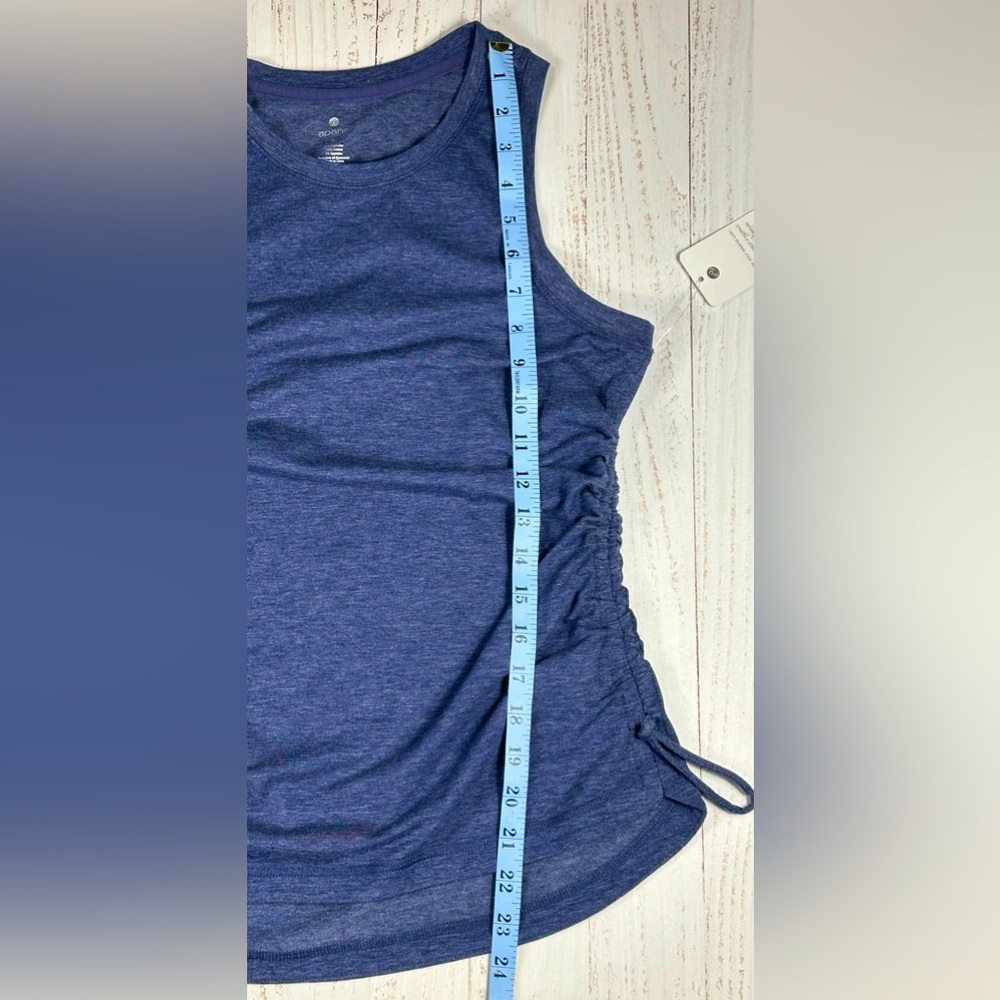 Apana Ruched Tank Top, Inkwell, Size Small - Picture 6 of 10